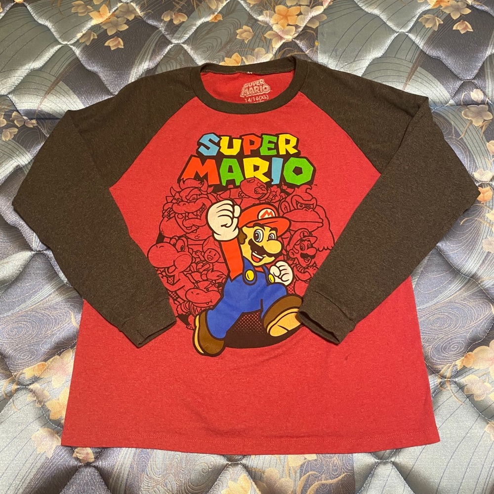 Price Negotiable* Super Mario Long Sleeve Tee
